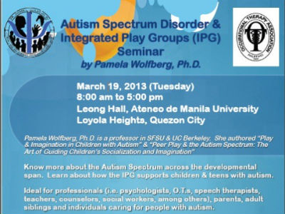 Autism Spectrum Disorder and Integrated Play Groups ... Autism Spectrum Disorder and Integrated Play Groups ...